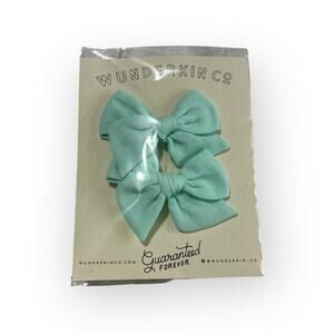 Wunderkin & Co Mini Pigtail Pinwheel Set New In Breeze